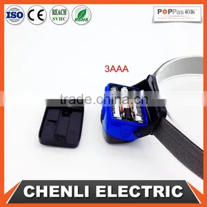 Poppas T10 3AAA Battery Operated Outdoor Waterproof Camping Running Walking Reading Ultra Bright Headlamp thumbnail-2