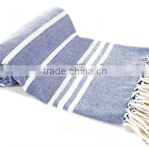 Turkish Spa Fouta Hamam Towel in 100% Cotton thumbnail-1