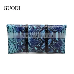 2016 New Style Fashion Woman Genuine Snake Leather Wallet thumbnail-3