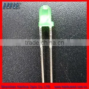 3mm Green Led of Ultra Intensity and Small Angle thumbnail-1