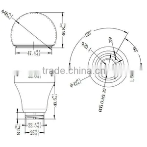 10W G60 Led Bulb Parts thumbnail-3
