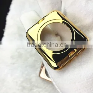 Wholesale For Apple Watch 24kt Real Gold Plating Housing,for Apple Watch Crystal Housing in Gold thumbnail-5