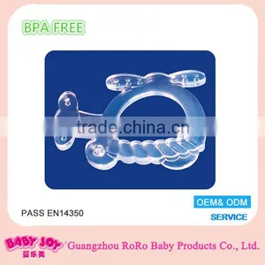 Durable Transparent Silicone Baby Teether Toy Wholesale in China thumbnail-2