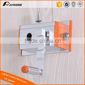 2016 New Arrival Ceiling Mounted Aluminium Clothes Drying Rack, Hand Controller Rotate Lifting Clothes Rack thumbnail-3