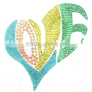 Bling Rhinestone Dance Iron on Transfer in Sequins thumbnail-4