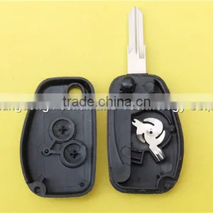 New Style 2 Button Modified Remote Folding Key Blank for Renault Flip Key Shell thumbnail-2