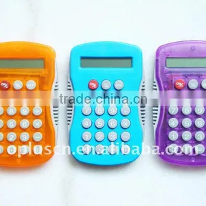 8 DIGITS POCKET SIZE CALCULATOR W/SOFT GRIP thumbnail-1