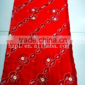 High Quality African Muslim Scarf /india Embroidered Silk Scarf/shawl Scarf (TJ0200) thumbnail-1