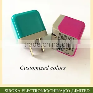 For Samsung for IPhone Universal Home Charger 5V 1A US Folding Plug Travel Wall Charger With Lead-free Material thumbnail-4