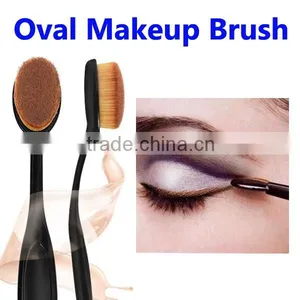 Beauty Salon Equipment Oval Cosmetic Toothbrush Shape Makeup Brush, Private Label Makeup Brush Express China Supplier thumbnail-1