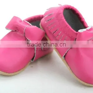 Wholesale Cheap Leather Moccasins Baby Shoes thumbnail-5