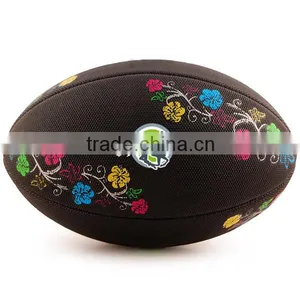 Blackthorn's Premium Rugby Ball Black thumbnail-1