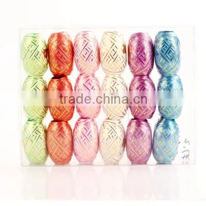 Hot Sale Gift Packaging Colorful Ribbon Egg for Festival thumbnail-5