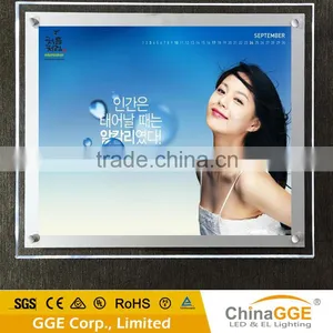 Ultra Thin LED Sign Pictures Frame Backlit LED Illuminated Sign Acrylic LED Frames Custom Light Box Quality Choice thumbnail-2