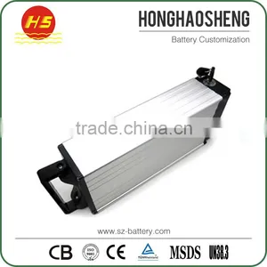 Customized Rechargeable 48V 10.4Ah E-bike Lithium Battery Packs With Aluminium Case thumbnail-1