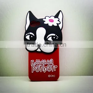 2013 HOTTEST !!! Lovely Cat Rebecca Bonbon Cartoon Animal Design Silicone Mobile Phone Case thumbnail-1