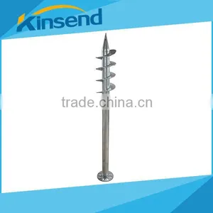 Screw Piles for Ground Solar Panel Mounting System thumbnail-2