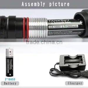 1200 Lumen Long Range Outdoor LED Torches TR08L thumbnail-6