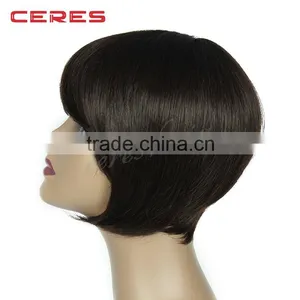 Comfortable Free Style Synthetic Machine Made Wig for Young Lady, Short Fashional Wig thumbnail-3