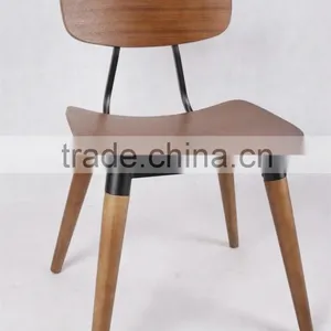 2016 New Design Restaurant Furniture Walnut/Ash Wood Dining Chair thumbnail-3