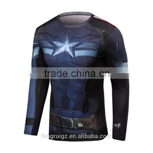 Wholesale Custom China Manufacture Longline Fitted Tights Fashion Design Sbulimation Printing Long Sleeve t Shirt thumbnail-3