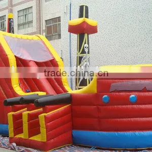 Kids Inflatable Pirate Ship 0.55mm PVC Inflatable Pirate Ship , Pirate Ship Toy thumbnail-2