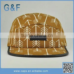 Custom Printed Blank 5 Panel Snapback Hat thumbnail-1