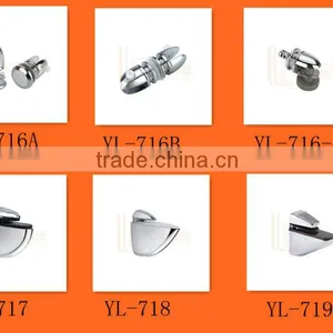 Longcharm Furniture Hardware Factory Metal Shelf Clips for Bathroom Glass Shelf thumbnail-3