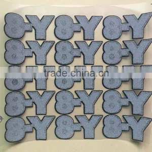Factory Direct Flock With Glitter Jersey Numbers and Letters Numbers for Soccer Jersey thumbnail-3