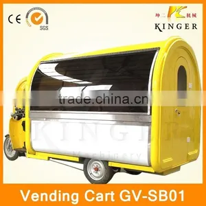 Popular China Mobile Fryed Chicken Food Kiosk With Fridge, Ice Cream Making Machine, and Sugarcane Juicer Machine thumbnail-1