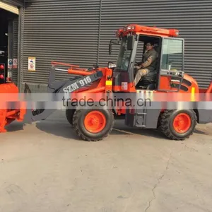 Brand 1.6 Tons Mini Wheel Loader With Sand Spreader thumbnail-1