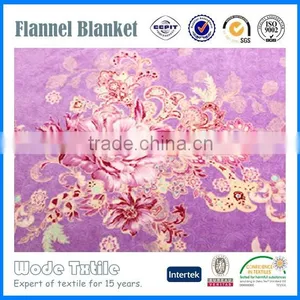 China Market Super Soft Customized Printing Flannel Blankets thumbnail-6