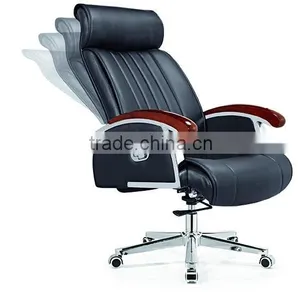 Black Swivel Boss Chair thumbnail-3