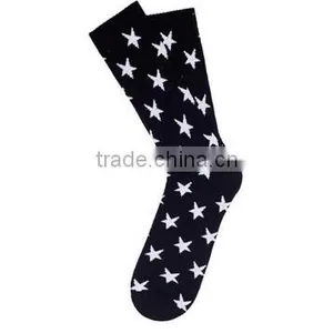 Oem Popular Adult Unisex Knitting Jacquard Crew Dress Stars Socks thumbnail-3
