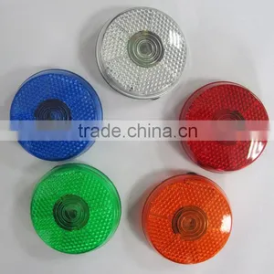HEYU Strip Plastic Red Round Led Round Plastic Led Bicycle Light for Promotion thumbnail-1