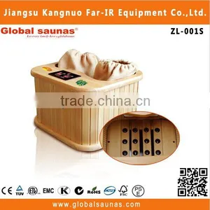 Portable Home Wooden Far Infrared Foot Sauna Health and Wellness Products ZL-001MINI thumbnail-1