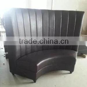 Wooden u Shape Booth for Restaurant YK213 thumbnail-1