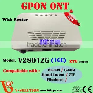 Low Cost 1GE GPON ONT FTTH Modem Fiber Optic Node Same Function as Fiberhome AN5506-01A/ZTE F601 ONT China Supplier thumbnail-2
