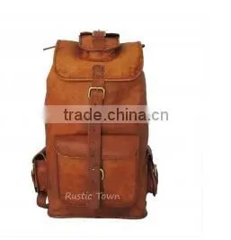 RUCKASACK MIDBROWN 16 Inch (FOUR POCKET) thumbnail-1
