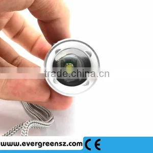 USB Rechargeable Zoomable Flashlight Focus Torch Handbar Lamp Adjustable thumbnail-4