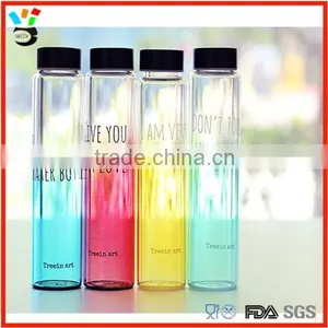 2016 Fashionable Stylish Borosilicate Glass 300ml Champange Vodka Wine Bottle thumbnail-1