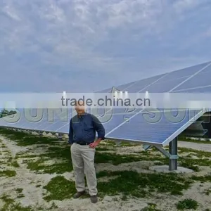 Ground Pile Solar Panel Mounting Brackets thumbnail-1
