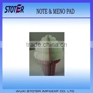 Green Ice Cream Sticky Note Sticky Note & Memo Pad thumbnail-1