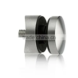 Stainless Steel Round Curved Back Glass Holder 30mm SS Glass Holder thumbnail-2