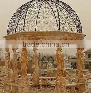 China Competitive Price Natural Stone Angle Wings Pavilion Design for Landscape thumbnail-6