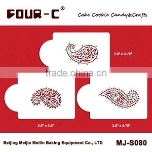Jaipur Paisley Cookie Stencils,cupcake Stencils,new Arrivals Cake Stencils thumbnail-1