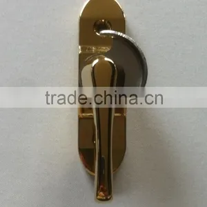 90910307 Half Moon Lock Sliding Window Lock Winow Handle Gold-plated thumbnail-1