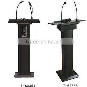 ITC T-6236 Classroom Lectern With Desktop Microphone for Speech Podium thumbnail-3