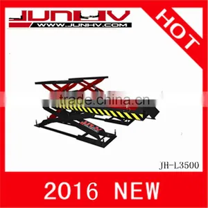 JUNHV JH-L3500 Double Cylinder Hydraulic Scissor Car Lift thumbnail-1