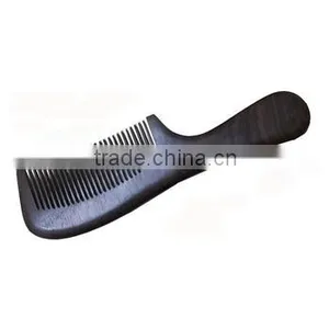 2016 Long Handle Ebony Hair Comb Custom Logo thumbnail-2